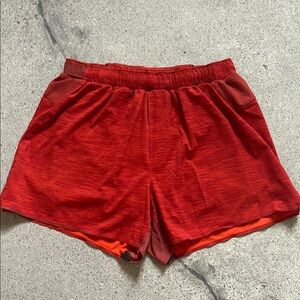 lululemon athletica Red Athletic Shorts